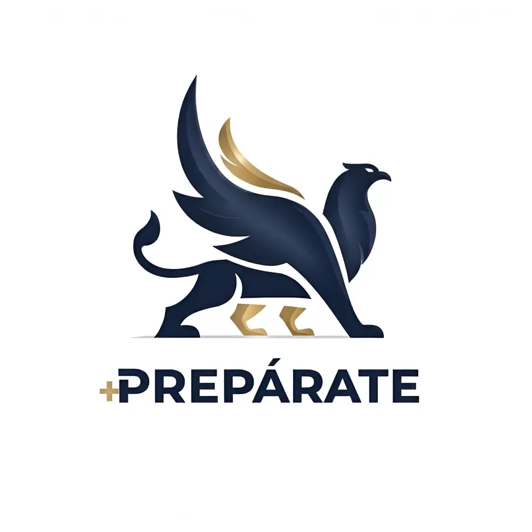 Logo Prepárate+ — Plataforma de simuladores UCE
